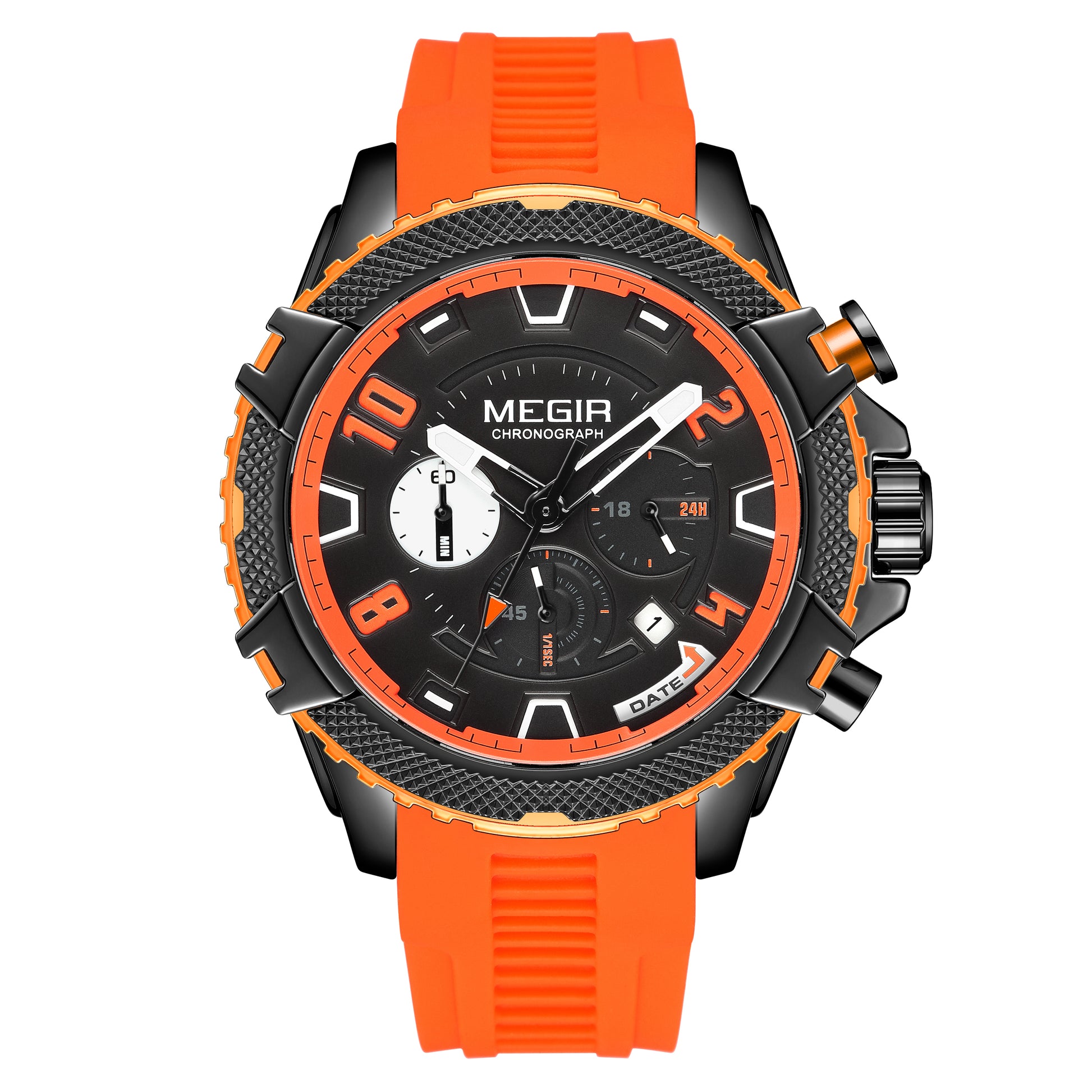 MEGIR Luxury Men's Watches Fashion Sport Quartz Watch Waterproof Date Chronograph Military Wristwatches Clock Reloj Hombre 2200-1