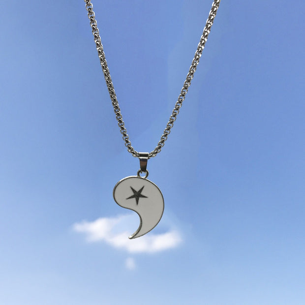 New Hip-Hop Accessories Sweater Chain Military Titanium Steel Necklace Men's Jewelry - Memoriex