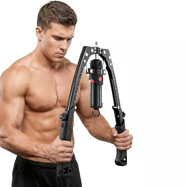 Adjustable Hydraulic Power Twister Bar | for Chest, Arm, and Shoulder Strength Training