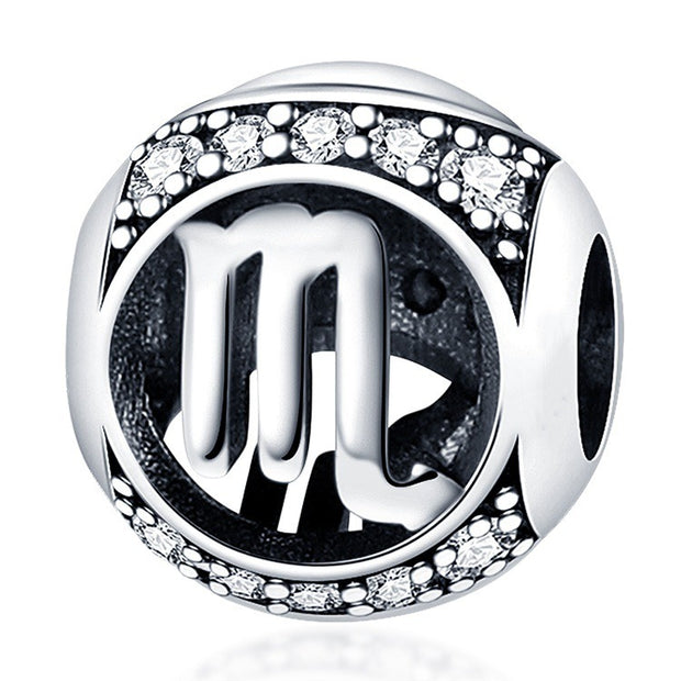 Twelve Constellations Pendant, Pendant, DIY Jewelry Accessories, Bracelet Necklace - Memoriex