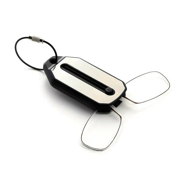 Nose clip presbyopic glasses keychain ultra lightweight carrying elderly glasses wallet glasses reading glasses - Memoriex