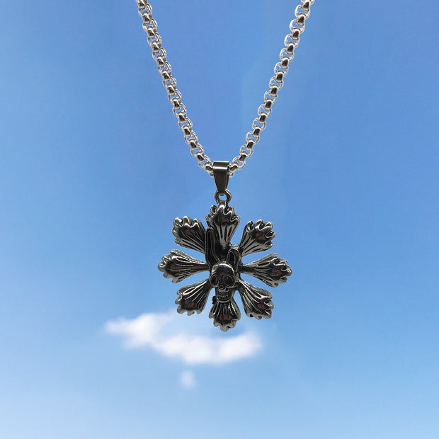 New Hip-Hop Accessories Sweater Chain Military Titanium Steel Necklace Men's Jewelry - Memoriex