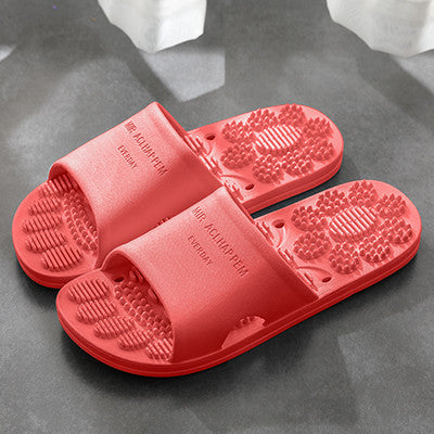 Home Bathroom Non-slip Indoor Slippers Supermarket Hotel Men's And Women's Massage House Soft Foams Slippers - Memoriex 