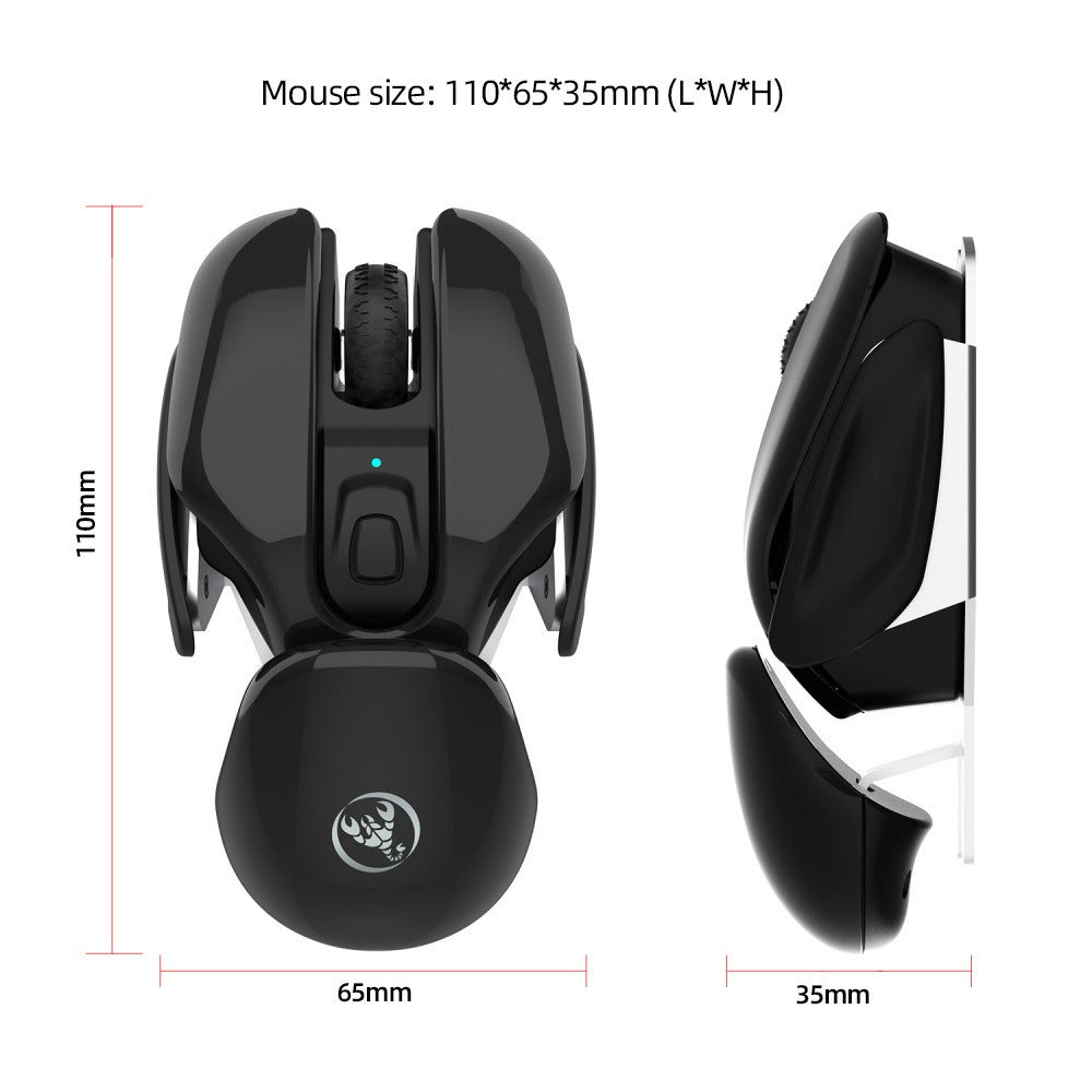 New USB wireless mouse 1600DPI rechargeable office mouse desktop laptop accessories - Memoriex 