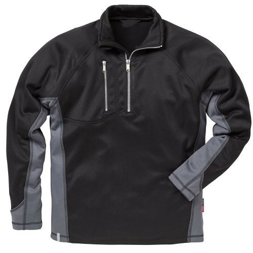 Mens Half Zip Sweatshirt Water Repellent Jumper-3