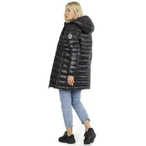 Ladies Brave Soul EverettLong2 Padded Jacket-2