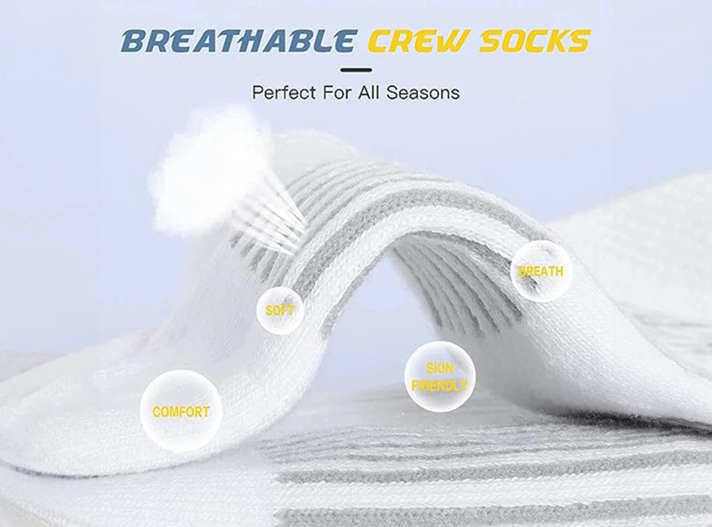 Sport Step Athletic Mid Socks 5-Pair Bundle (for Men)-10