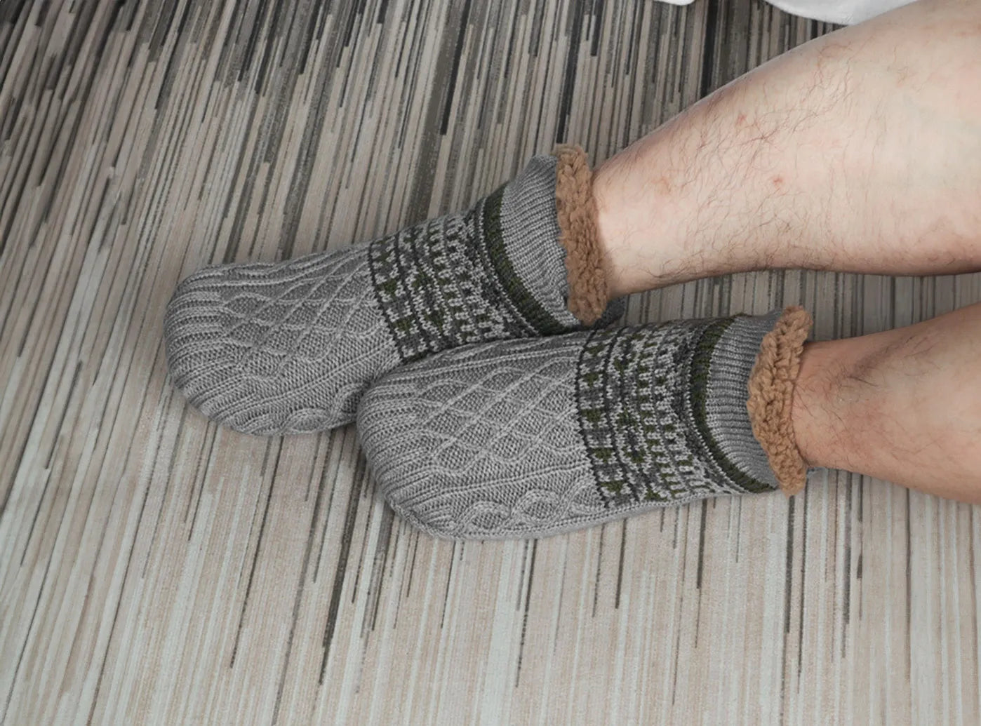 FitVille Knitted Thermal Socks (Unisex)-3