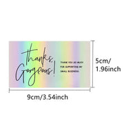 50 Sheetspack Laser Holographic Gift Card Greeting Card Gift - Memoriex 