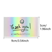 50 Sheetspack Laser Holographic Gift Card Greeting Card Gift - Memoriex 