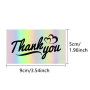50 Sheetspack Laser Holographic Gift Card Greeting Card Gift - Memoriex 
