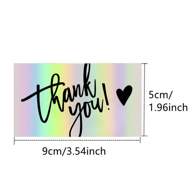 50 Sheetspack Laser Holographic Gift Card Greeting Card Gift - Memoriex 