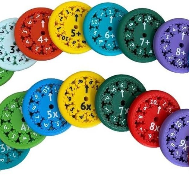 MATH FIDGET SPINNERS 9-piece math fidget spinner teaching enlightenment toy