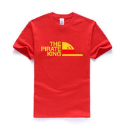 One Piece T Shirt Men The Pirate King T Shirt Mens Luffy Tshirt Summer Tees Japanese Anime Cotton Short Sleeve - Memoriex