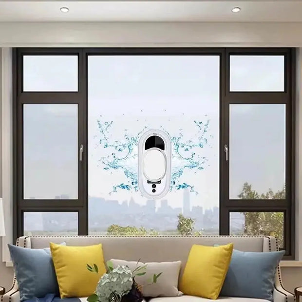 5600Pa Smart Window Cleaning Robot   Auto-Guided, Remote-Controlled Glass Cleaner for Home Use - Memoriex 