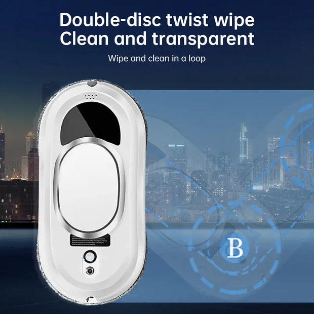 5600Pa Smart Window Cleaning Robot   Auto-Guided, Remote-Controlled Glass Cleaner for Home Use - Memoriex 