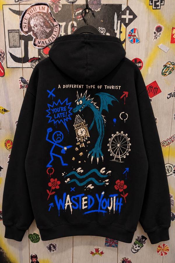 wasted youth dragon hoodie-0