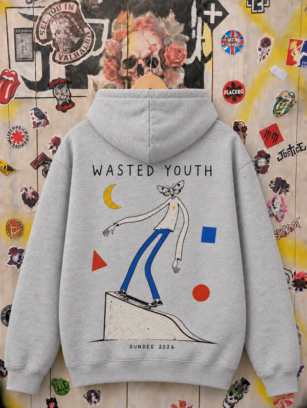 wasted youth abstract hoodie-0