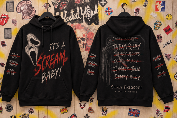 Scream Ghostface horror movie style hoodie-0