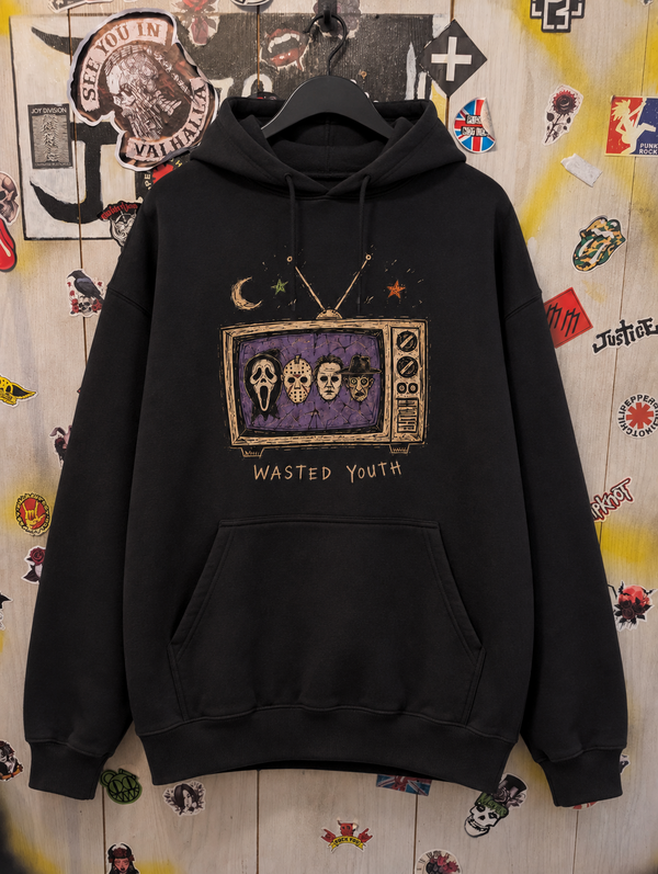 classic horror movie style hoodie-0