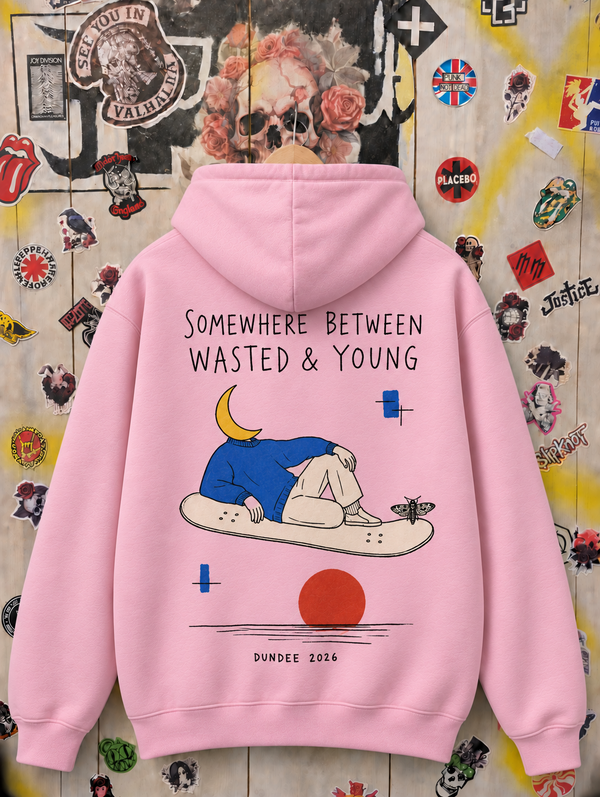 wasted youth skateboard abstract hoodie-0