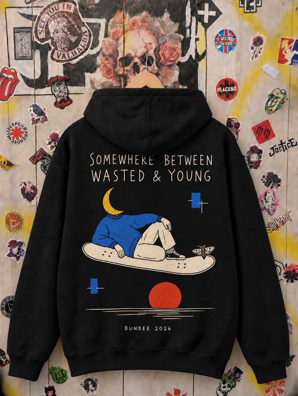 wasted youth skateboard abstract hoodie-0