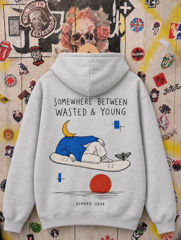 wasted youth skateboard abstract hoodie-0