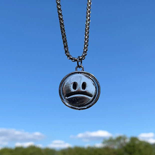 New Hip-Hop Accessories Sweater Chain Military Titanium Steel Necklace Men's Jewelry - Memoriex