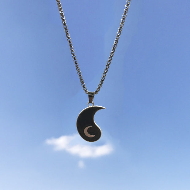 New Hip-Hop Accessories Sweater Chain Military Titanium Steel Necklace Men's Jewelry - Memoriex