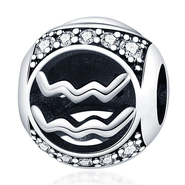 Twelve Constellations Pendant, Pendant, DIY Jewelry Accessories, Bracelet Necklace - Memoriex