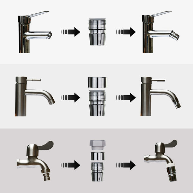 Water Dental Flosser Faucet Oral Irrigator Water Jet Floss Dental Irrigator Dental Pick Oral Irrigation Teeth Cleaning Machine - Memoriex