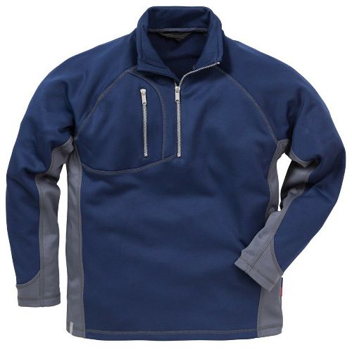 Mens Half Zip Sweatshirt Water Repellent Jumper-4