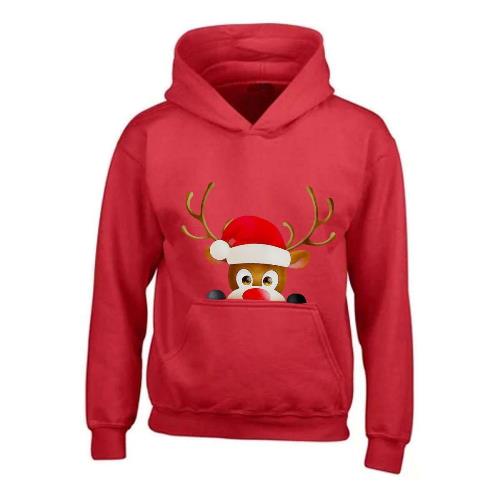 Kids XMAS1 "Hiding Reindeer" Hoodie-4