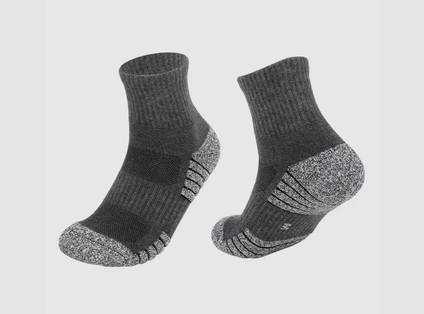 Sport Step Athletic Ankle Socks 3-Pair Bundle (Unisex)-12