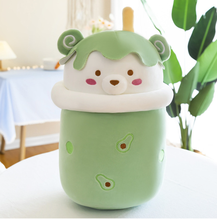 Bear Boba Bubble Tea Plushies-1