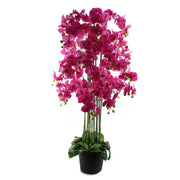 Giant Pink Orchid Plant Artificial 189 flowers REAL TOUCH Botanik-0
