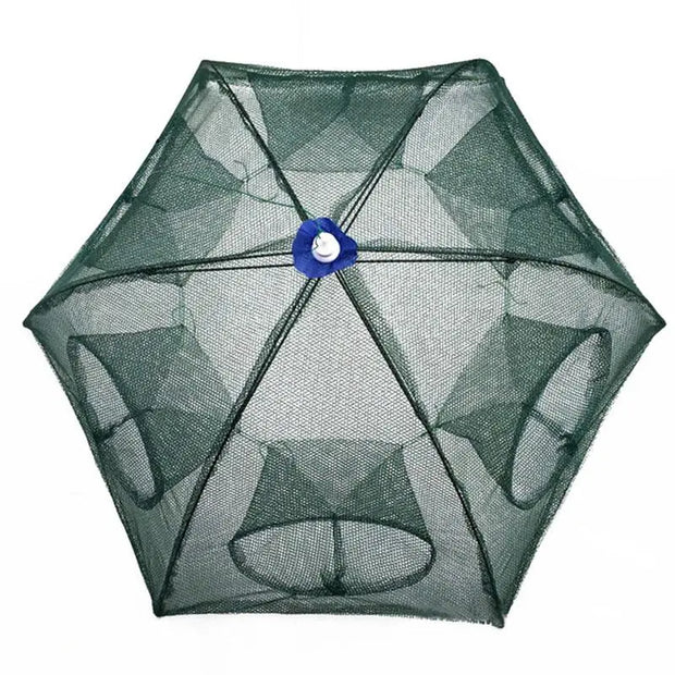 6 Hole Fishing Net Folded Portable Hexagon Network Casting Nets - Memoriex 