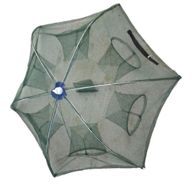 6 Hole Fishing Net Folded Portable Hexagon Network Casting Nets - Memoriex 