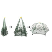 6 Hole Fishing Net Folded Portable Hexagon Network Casting Nets - Memoriex 