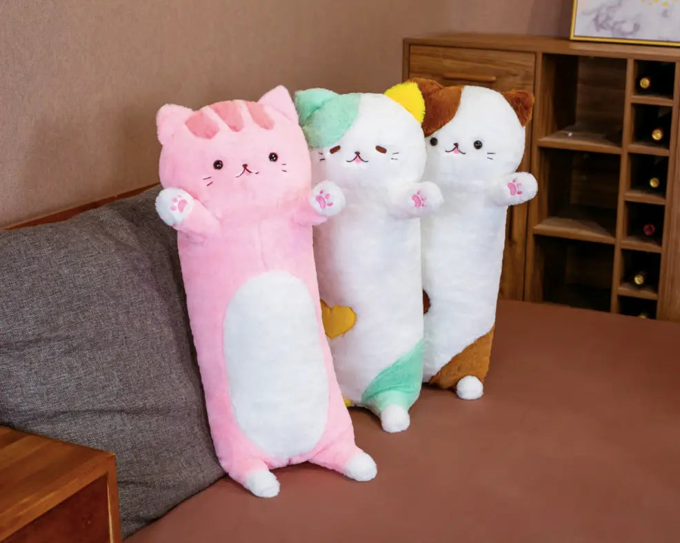 60cm Kawaii Cat Pillow Plush Toy-0