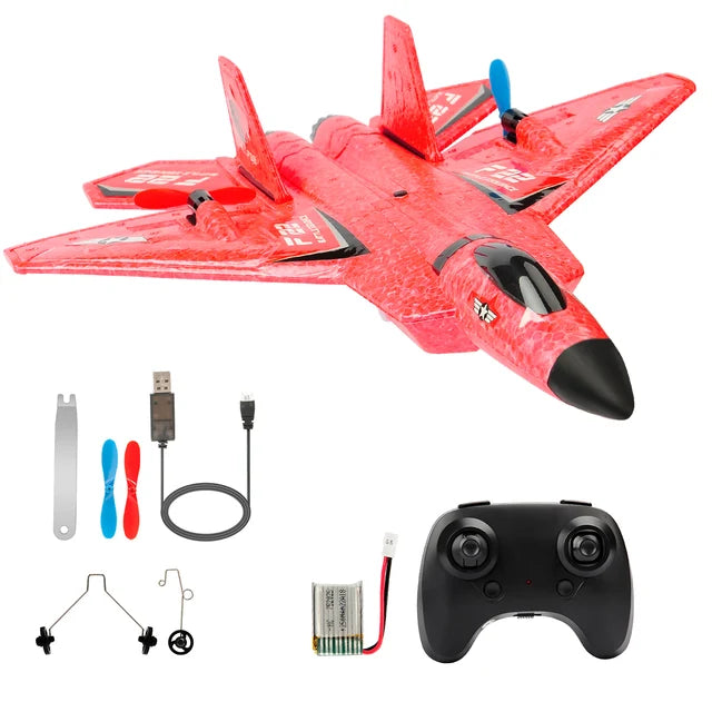 RC Flugzeug F22 raptor Hubschrauber Fernbedienung flugzeug 2,4G Flugzeug Fernbedienung EPP Schaum flugzeug Kinder spielzeug - Memoriex 