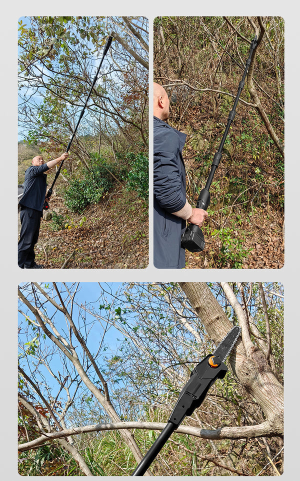 Extended Charging Woodworking Hand-held Electric Pruning High-altitude Saw - Memoriex