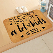 Welcome Doormat Entrance Anti-Slip Mat Hallway 10 Patterns Printed Carpet For Room Bedroom Home Kitchen Door Mat Art Pad - Memoriex