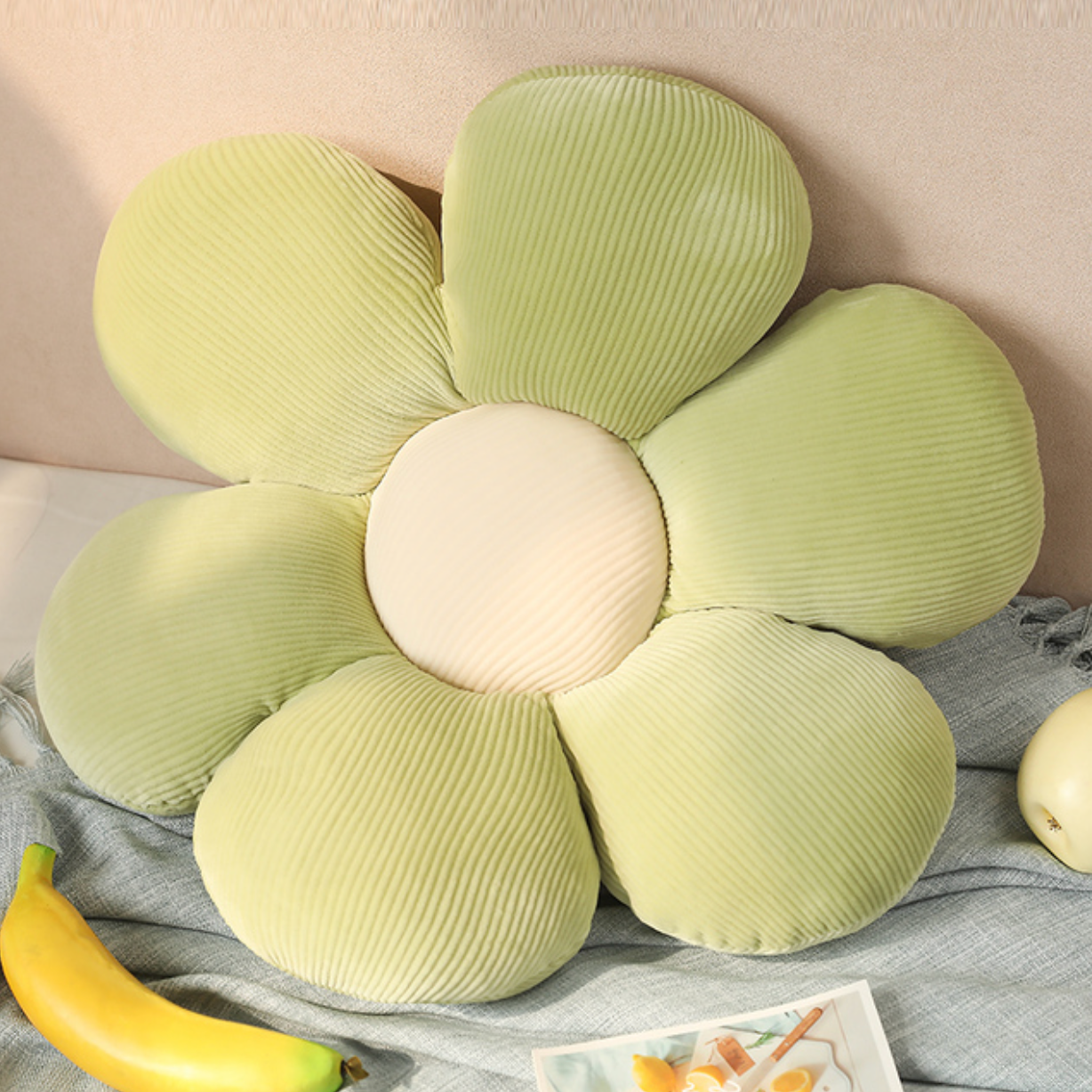 Colorful Flower Plush Pillow Cushion-6