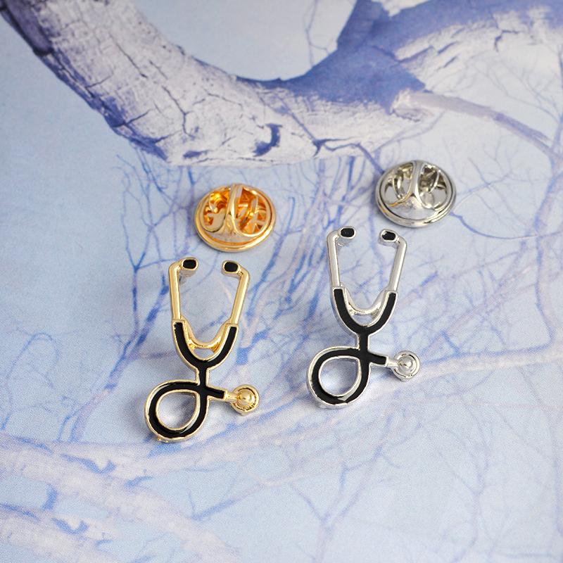 Stethoscope Brooch Pins Nurse Jewelry - Memoriex 