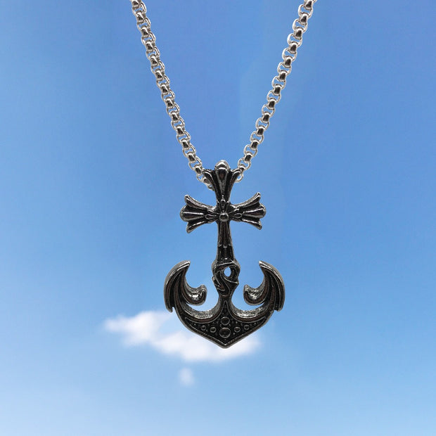 New Hip-Hop Accessories Sweater Chain Military Titanium Steel Necklace Men's Jewelry - Memoriex