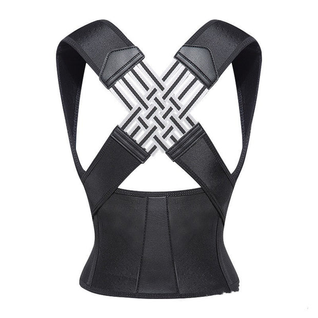 Posture correction belt with strong open back correction Beibejia anti hunchback adult student back support - Memoriex