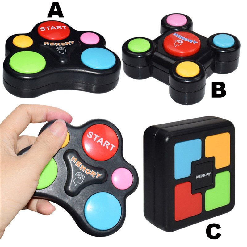 Educational Memory Game Machine with Lights Sounds Toy Interactive Game Memory Training Game Machine Funny Toys for Children - Memoriex 