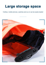 PVC  Inflatables Storage Swim Buoys Dry Bag Orange Floating Safety Swimming Buoy - Memoriex