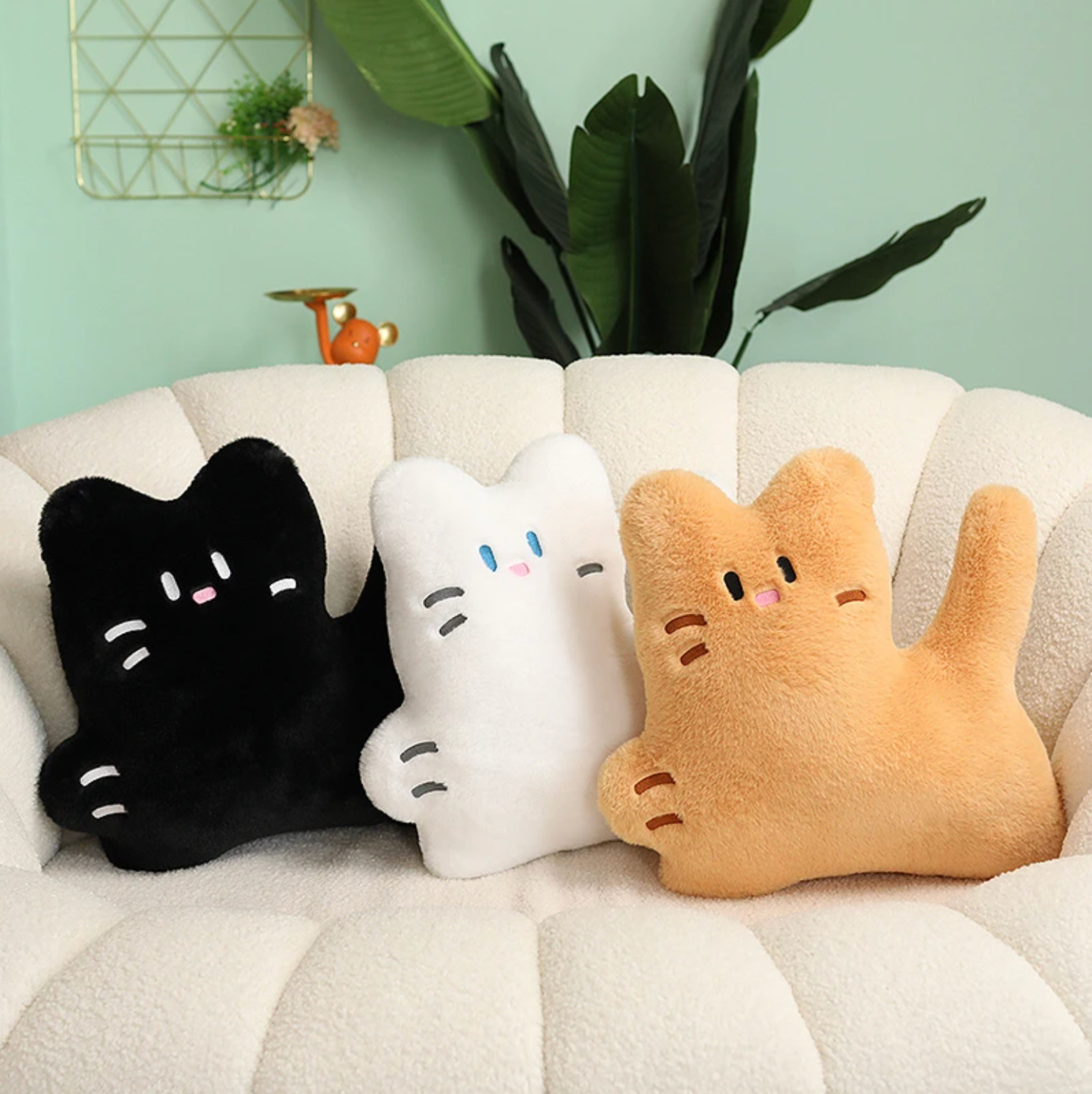 Cartoon Cat Pillow Plush Toy-0